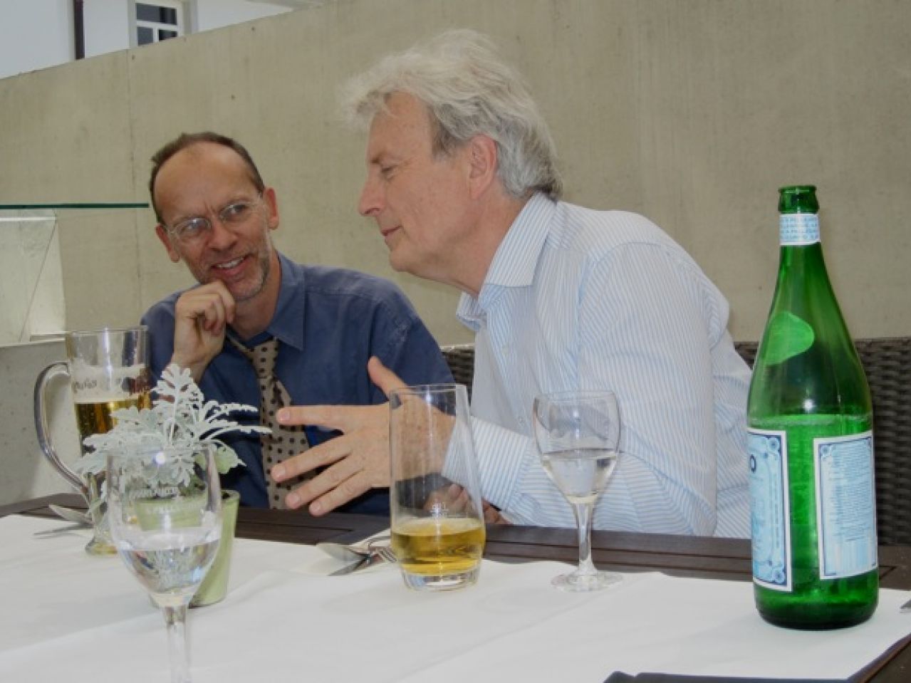 Marek Jerie im Gespräch mit Kulturamtsleiter Andreas Ruess im Jahr 2011