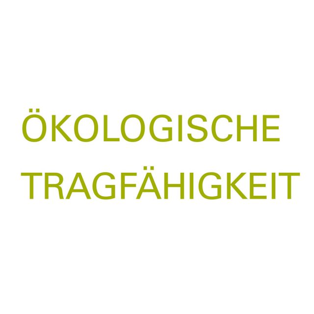 Überschrift Ökologische Tragfähigkeit