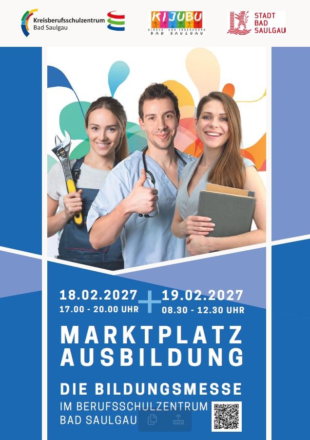 Plakat Marktplatz Ausbildung