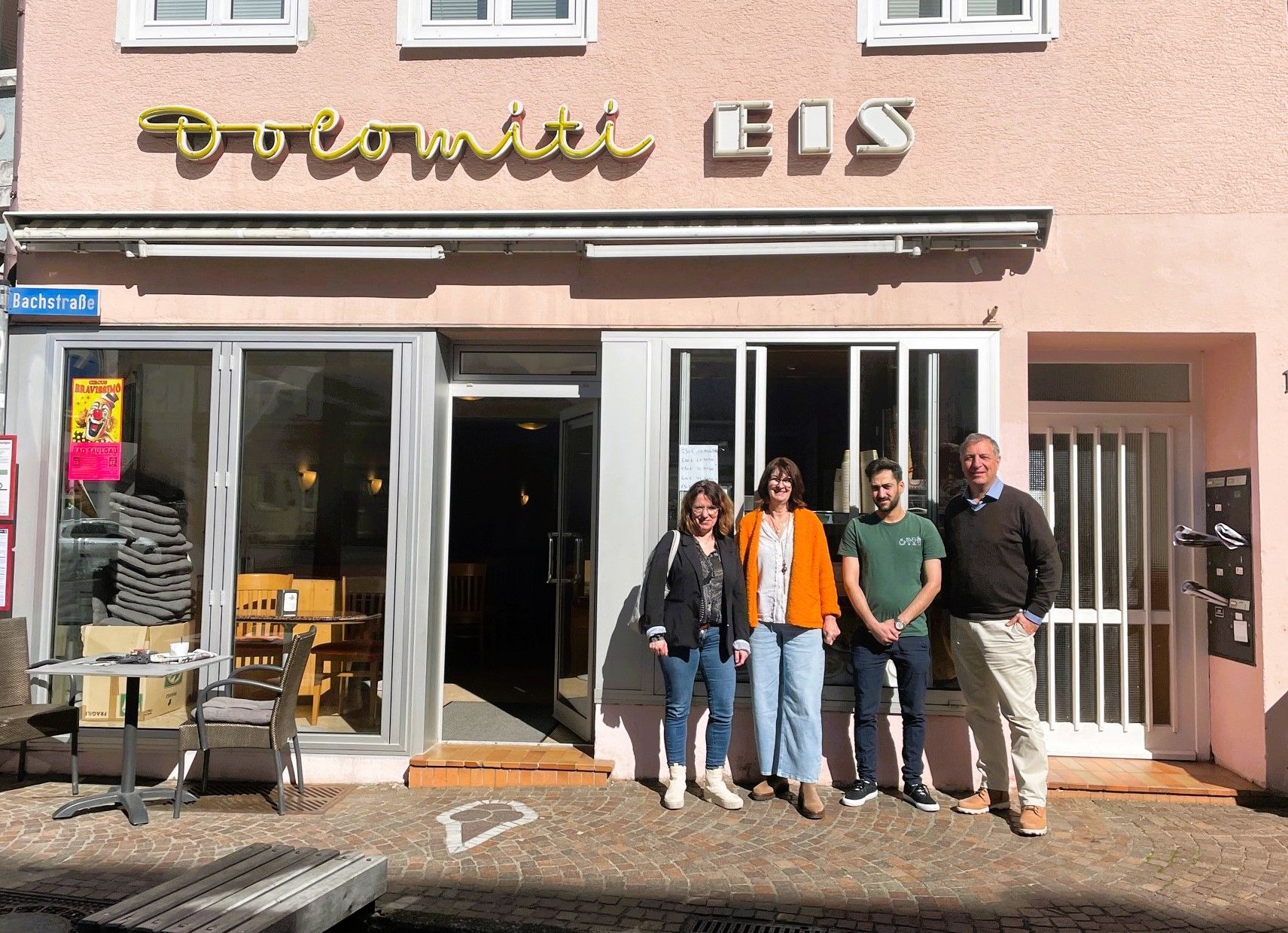 Begrüßungsbesuch beim "Dolomiti" (Foto: Stadtverwaltung)