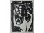 'Frau vor Spiegel', um 1960, Linolschnitt, 60 x 50 cm, 100 € 