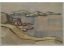 'Küste bei Port Lligat', 1962, Aquarell, 28 x 42 cm, 100 € 