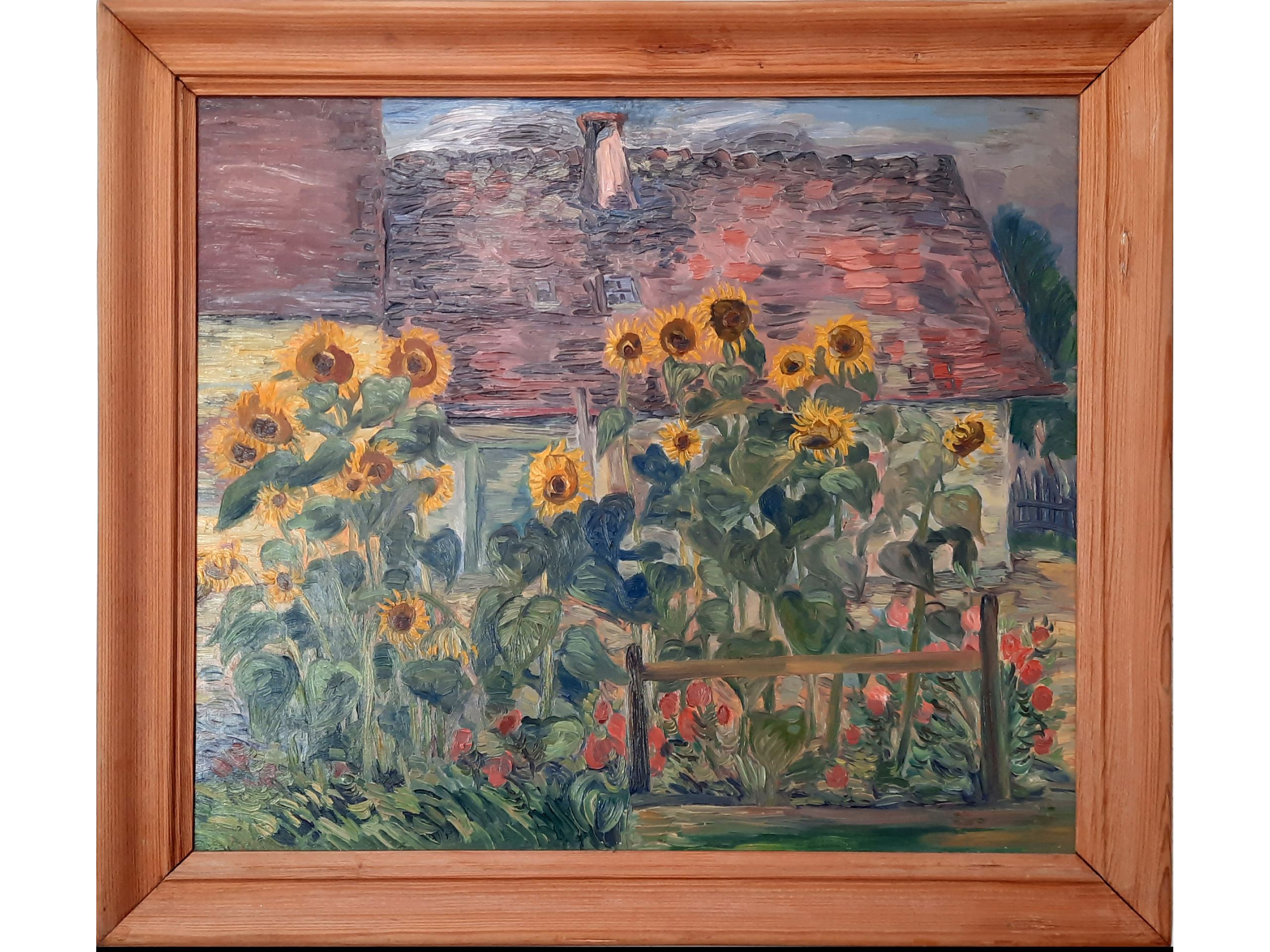 &#039;Garten der alten Jungfer&#039;, Öl auf Hartfaser, 62 x 70 cm, 300 € 