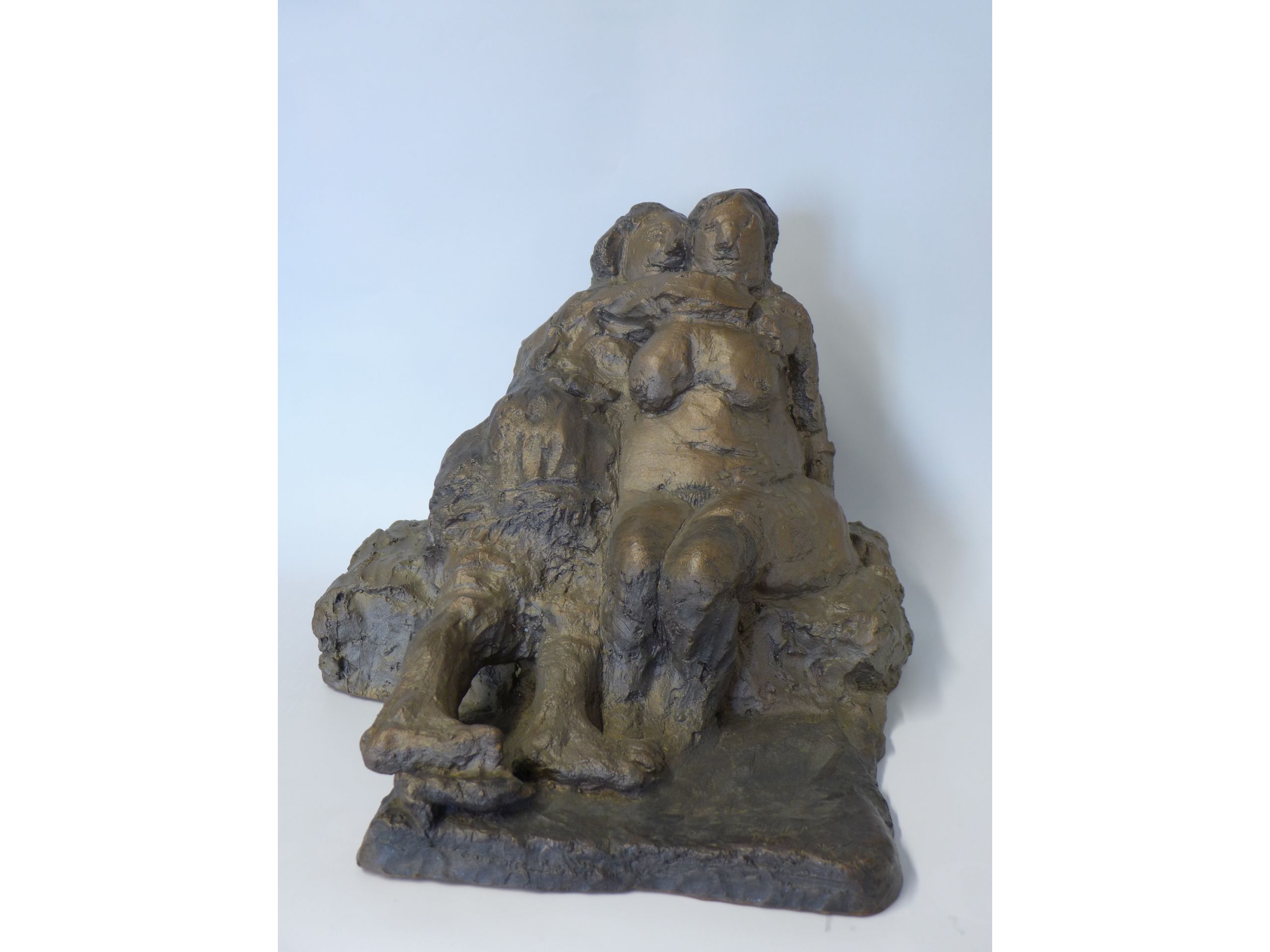 &#039;Sappho&#039;, 1957/72, Bronze, patiniert, 27 x 33 x 29 cm, 300 € 