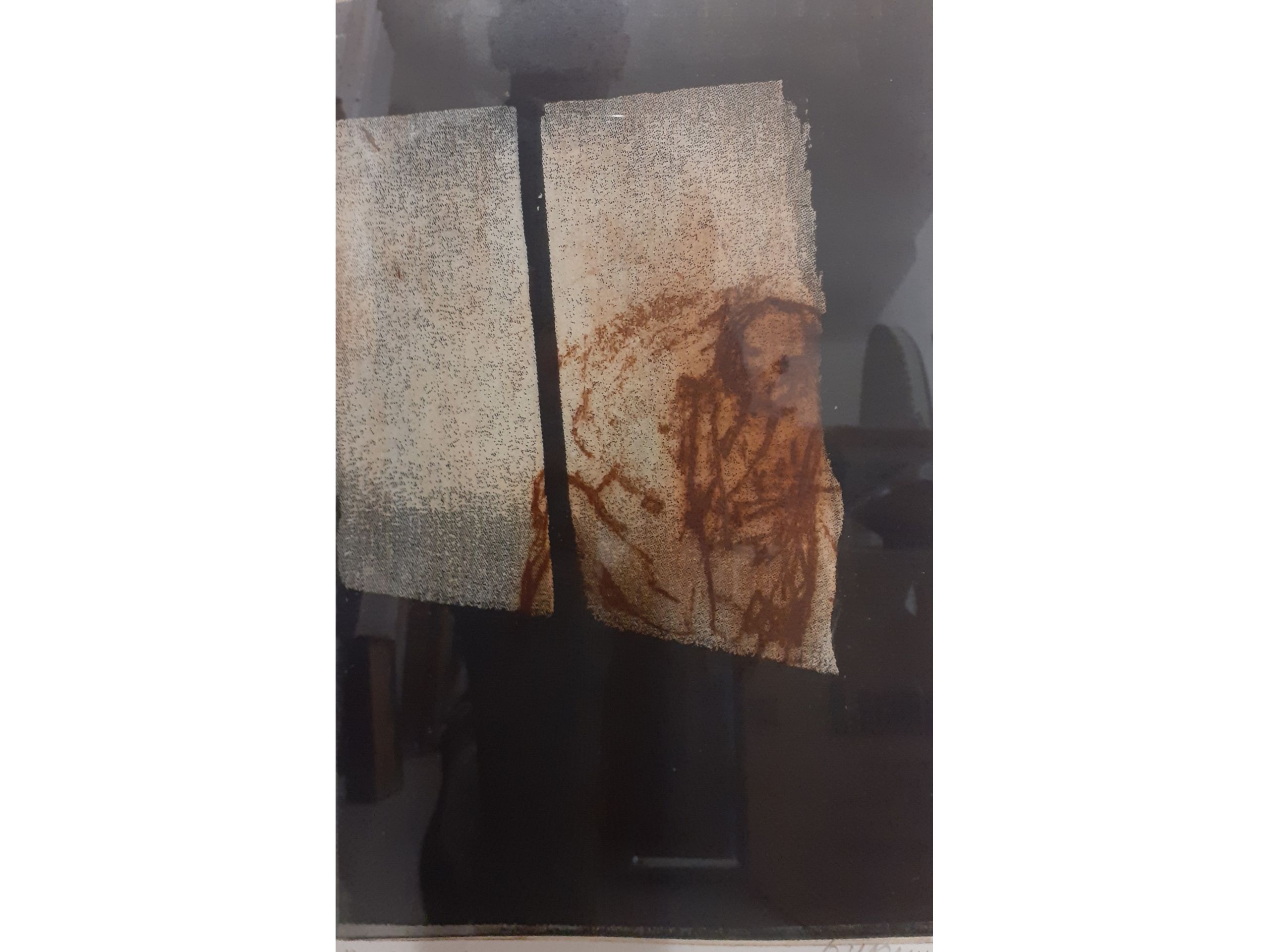 &#039;O.T.&#039; aus der Serie &quot;Shunt&quot;, 2002, Farbradierung / Aquatinta, 30 x 20 cm, 120 € 