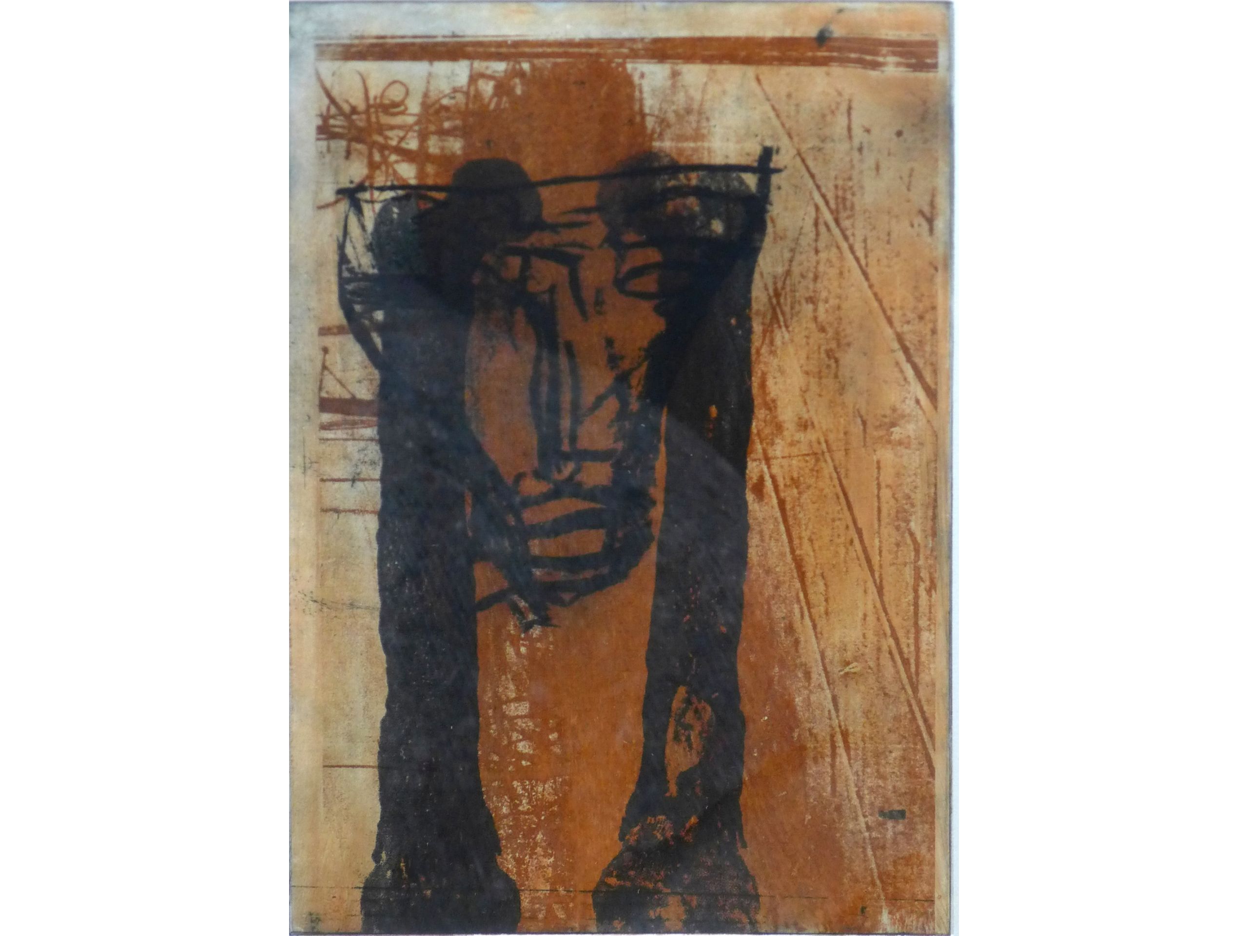 'O.T.' aus der Serie "Shunt", 2003, Farbradierung / Aquatinta, 30 x 20 cm, 120 €