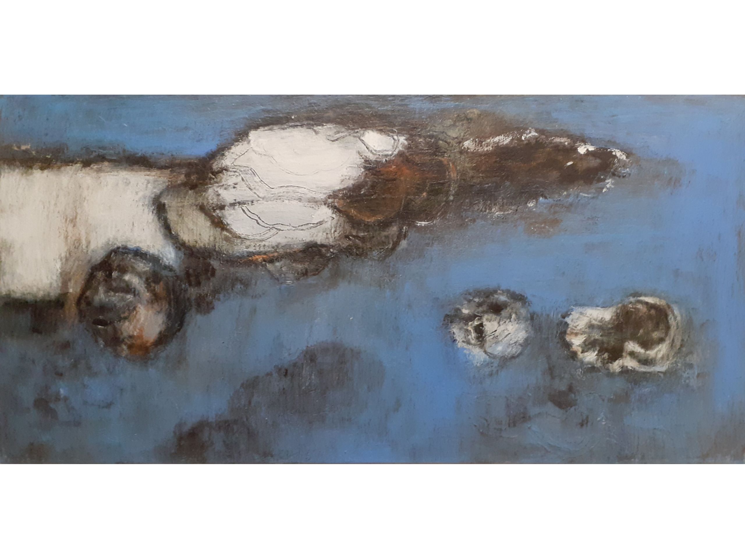 Dieter Konsek, 'Wachsen', 2007, Öl auf Leinwand, 50 x 100 cm, 220 € 
