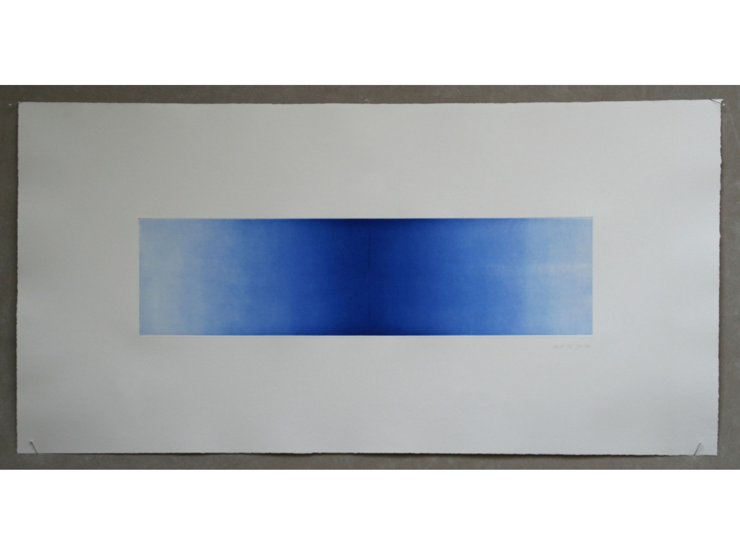 Sr. Pietra Löbl, 'O.T.', 2000, Radierung / Aquatinta, 45 x 90 cm, 80 € 