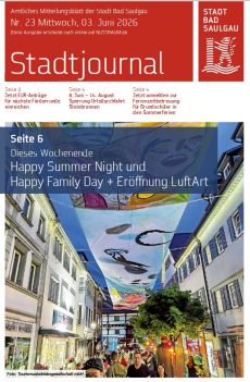 Aktuelles Stadtjournal, Mittwoch, 03.06.2026