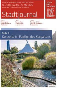 Aktuelles Stadtjournal, Donnerstag, 21.05.2026
