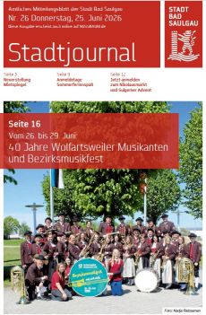 Aktuelles Stadtjournal, Donnerstag, 25.06.2026