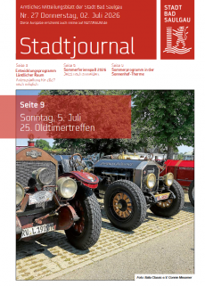 Aktuelles Stadtjournal, Donnerstag, 02.07.2026
