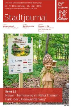 Aktuelles Stadtjournal, Donnerstag, 16.07.2026