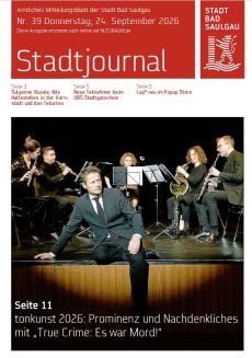 Aktuelles Stadtjournal, Donnerstag, 24.09.2026