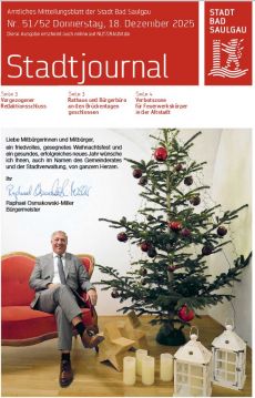 Aktuelles Stadtjournal, Donnerstag, 18.12.2025