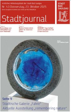 Aktuelles Stadtjournal, Donnerstag, 23.10.2025