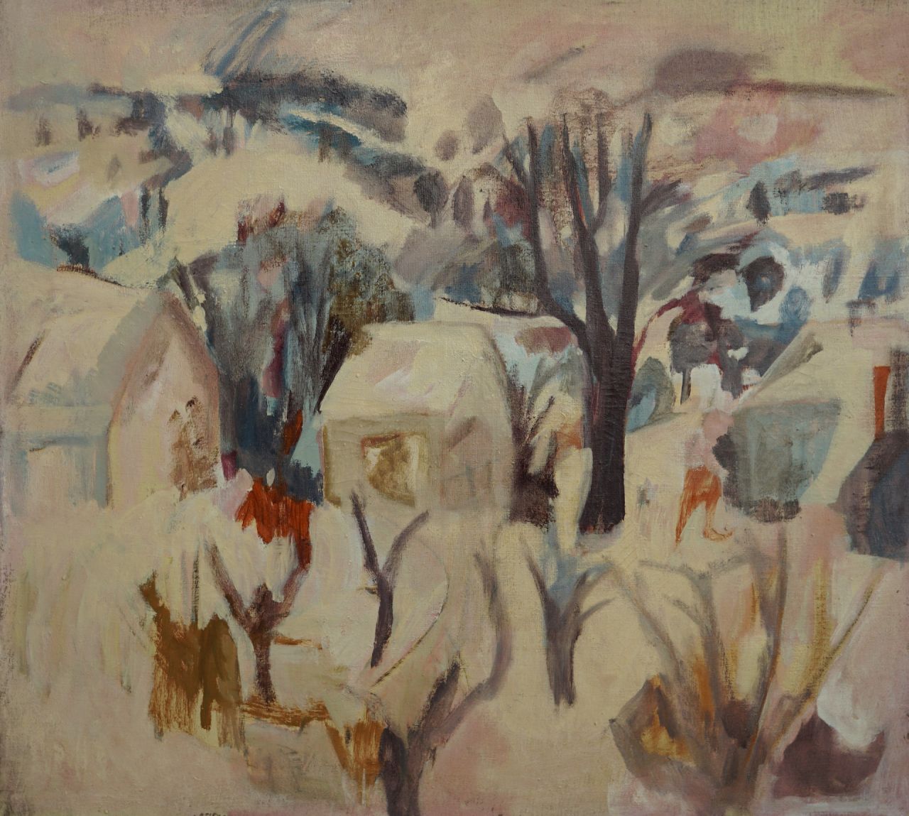Christine Fausel 'Garten im Winter', 1960