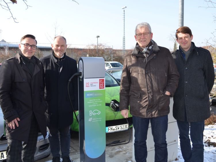 Vier neue Elektro-Ladestationen in Bad Saulgau