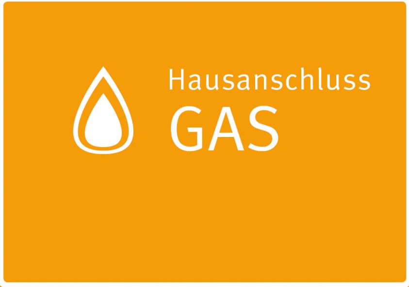 Erdgas-Hausanschluss