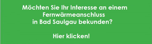 Interesse an Fernwärme? Interesse an Fernwärme?