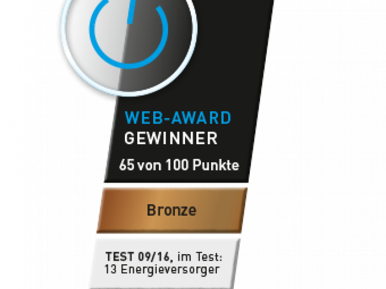 Erneute Auszeichnung für Stadtwerke-Homepage: Web Award 2016