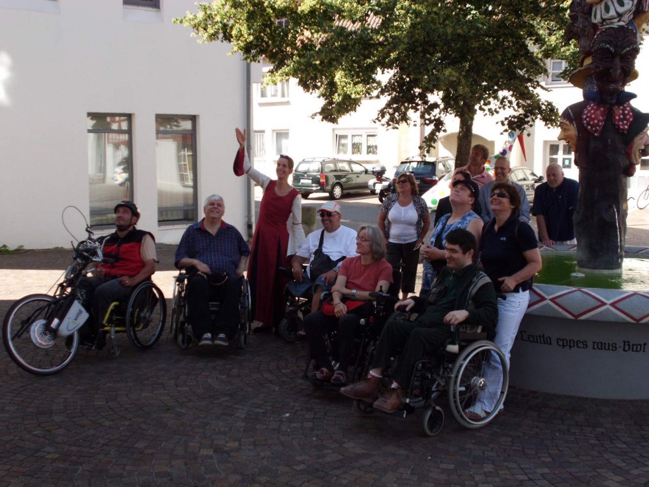 Stadtführung für Menschen mit Behinderung